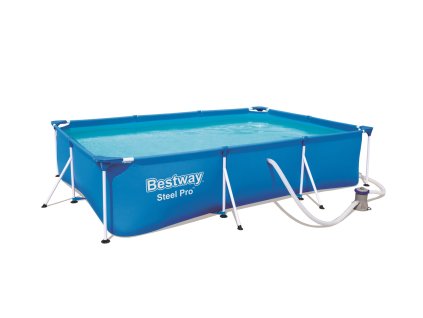 Bestway Steel Pro 56411 nadzemní bazén Rámový bazén Obdélníkový 3300 l Modrá