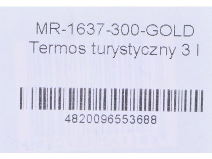 Cestovní termoska 3 l MR-1637-300-GOLD Maestro