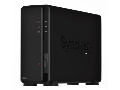 Synology DiskStation DS124 úložný server NAS Desktop Připojení na síť Ethernet Černá RTD1619B