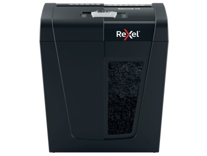 Rexel Secure X8 skartovačka Příčné skartování 70 dB Černá