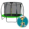 WANNADO WANNADO Trampolína 8FT - 244cm s vnútornou sieťou + rebrík - Light Green WD8LG