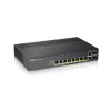 Zyxel GS1920-8HPV2 Řízený Gigabit Ethernet (10/100/1000) Podpora napájení po Ethernetu (PoE) Černá