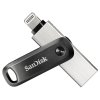 SanDisk iXpand USB paměť 64 GB USB Type-A / Lightning 3.2 Gen 2 (3.1 Gen 2) Černá, Stříbrná