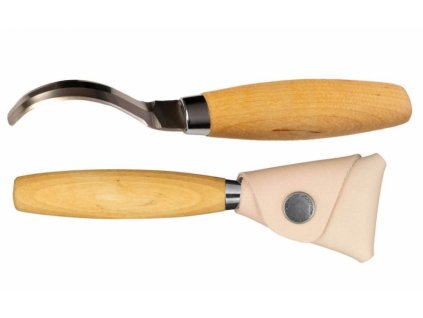 Morakniv Hook Knife 163 Double Edge + Leather Sheeth řezbářský nůž