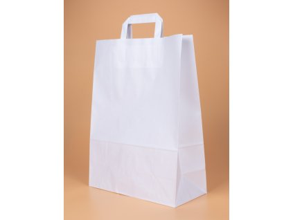 Papírová taška s plochým uchem 320x140x420mm MoraPrint možnost vlastního potisku (2)