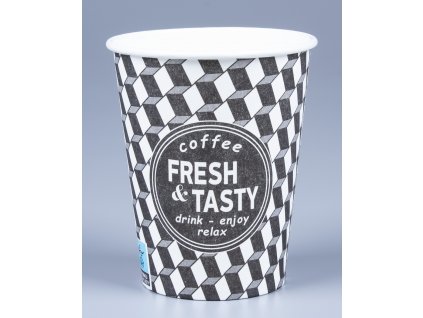 Papírové kelímky na kávu jednostěnné SW 8oz Fresh and Tasty MoraCup (2)
