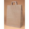 Papírová taška hnědá, ploché ucho 320x170x440mm MoraPrint (2)
