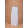 Papírová taška na víno bílá kroucené ucho 140x80x390mm MoraPrint možnost vlastního digitálního potisku (2)