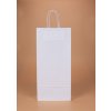 Papírová taška Duo na dvě lahve vína bílá kroucené ucho 180x80x390mm MoraPrint možnost vlastního digitálního potisku (2)