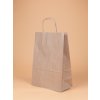 Papírová taška s krouceným uchem hnědá 24x11x33cm MoraPrint možnost vlastního digitálního potisku (2)