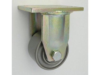 Liatinové koleso 80/46 mm, pevná vidlica s doskou