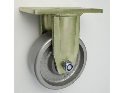 Liatinové koleso 125/46 mm, pevná vidlica s doskou
