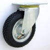 Pneumatické koleso čierne 175/40 mm, otočná vidlica s doskou
