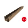 Nosný C-profil pre posuvnú bránu 100 mm, dĺžka 3 m