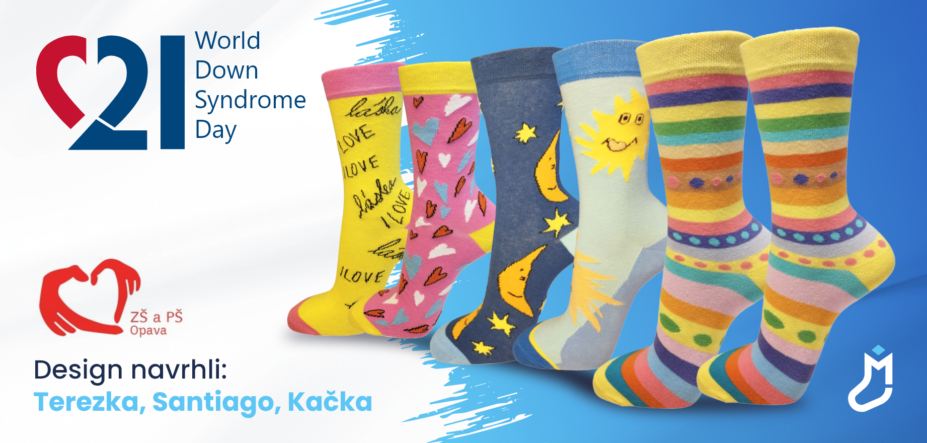 Ponožkový den World Down Syndrome day 21. března 2024