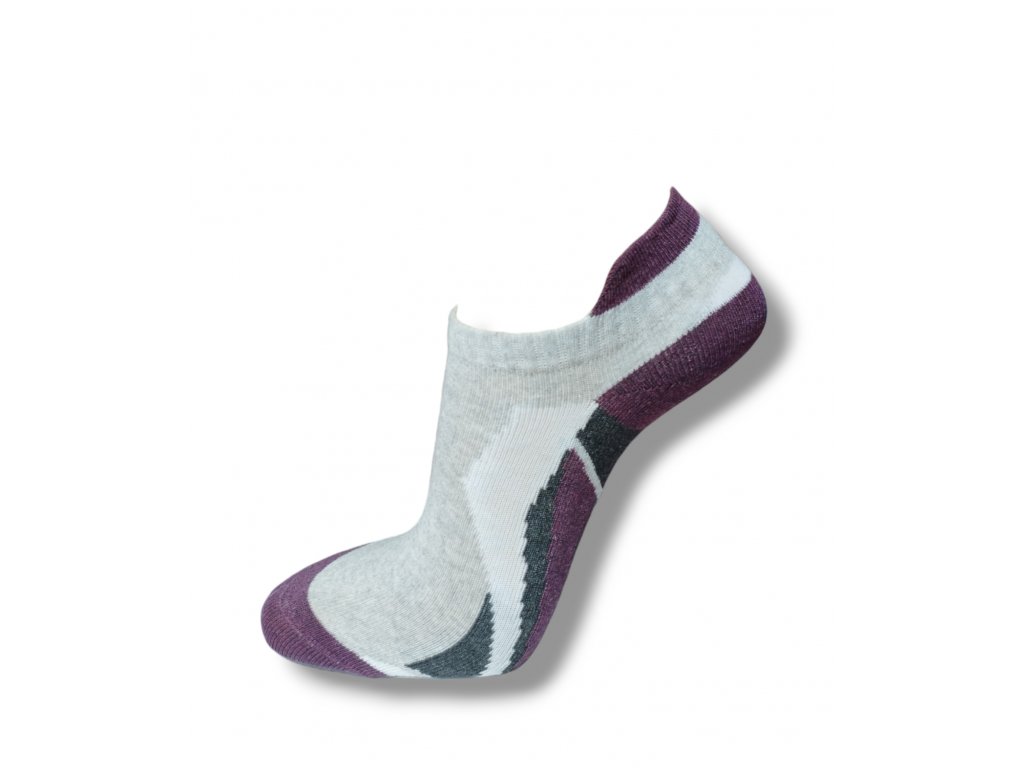 Kotníkové bavlněné ponožky Active 5 s jazýčkem - dámské