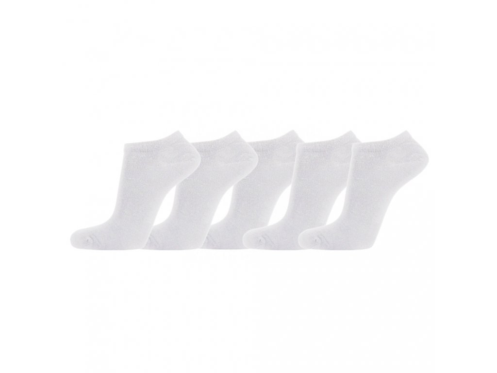 Kotníkové bavlněné ponožky ACTIVE 6 - bílá 5 PÁRŮ - MORAVEC Kvalitní ponožky  s.r.o.