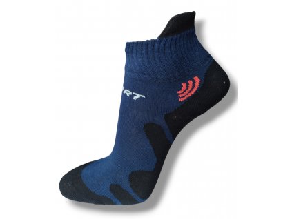 Kotníkové ponožky SPEED s jazýčkem - modré