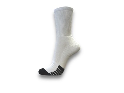 Bavlněné sportovní ponožky ZOOM bílé