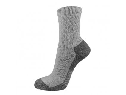 Bavlněné THERMO ponožky FARMÁŘ - šedé světlé