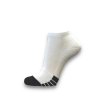 Kotníkové bavlněné sportovní ponožky KICK bílé