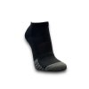 Kotníkové bavlněné sportovní ponožky KICK černé