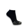 Kotníkové bavlněné sportovní ponožky KICK černé