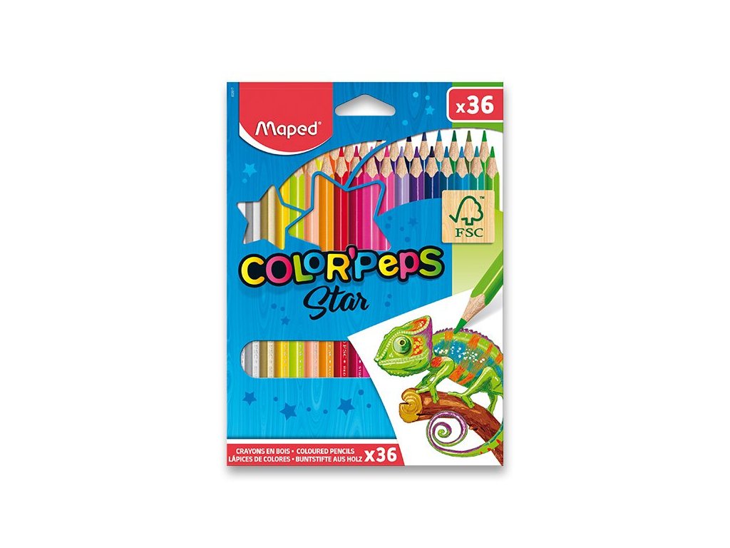 PASTELKY TROJHRANNÉ 36KS COLOR PEPS 0086/9832017