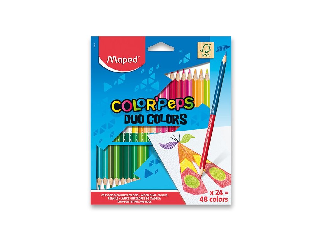 PASTELKY 24KS DUO COLOR PEPS 48BAREV 0086/9829602
