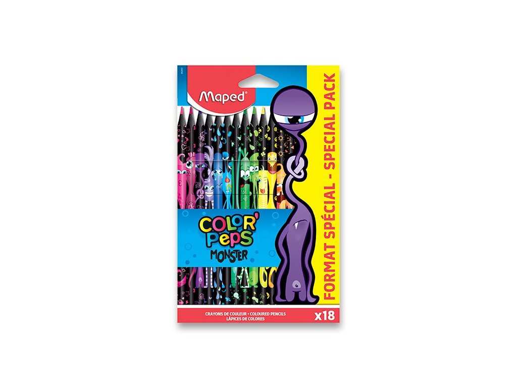 PASTELKY BEZDŘEV.18KS COLOR PEPS MONSTER 0086/9862600