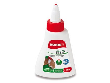 BÍLÉ LEPIDLO KORES 60G TEKUTÉ 0102/7581600