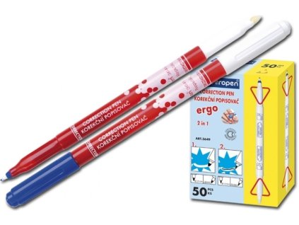 KOREKTOR ERGO 3649/1 /ZMIZÍK+POPISOVAČ/