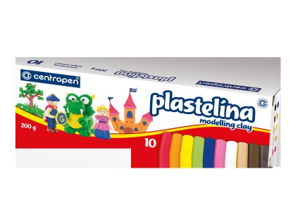 9560/10 PLASTELINA 10BAREV 200G