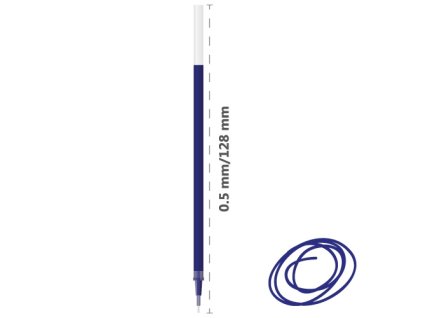 GELOVÁ NÁPLŇ 0,5 MODRÁ 12,8CM ADH 1444