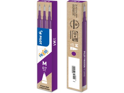 NÁPLŇ DO PILOT FRIXION 0,7 3KS FIALOVÁ 2067-008