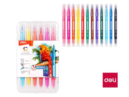 POPISOVAČE OBOUSTRANNÉ ŠTĚTEČKOVÝ 12 BAREV B107089