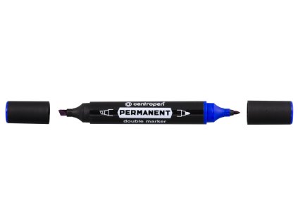 1666/1 MODRÝ PERMANENT DOUBLE MARKER