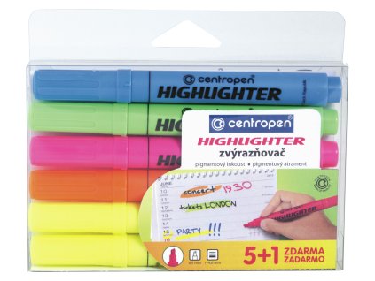 ZVÝRAZŇOVAČ 8552/6 V ETUI 1-4,6MM