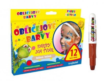 OBLIČEJOVÉ BARVY 6330534 HNĚDÁ