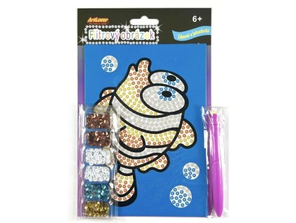 FLITROVÝ OBRÁZEK RYBA A5 SQC-IM100