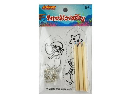 SMRŠŤOVACÍ OBRÁZEK MOŘSKÉ VÍLY MIX ASA-AS003