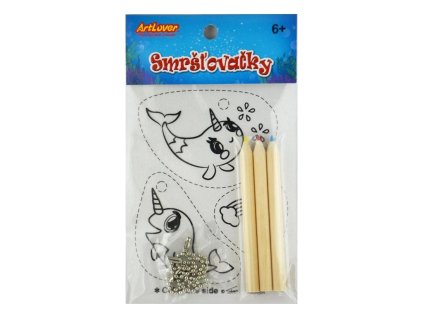 SMRŠŤOVACÍ OBRÁZEK NARVALOVÉ MIX ASA-AS006