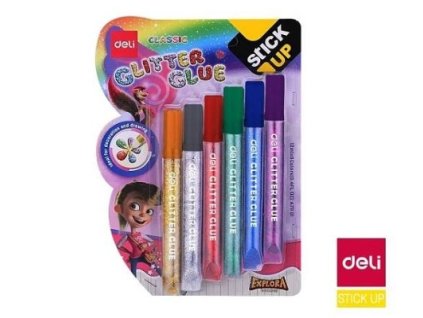 GLITROVÉ LEPIDLO ZÁKADNÍ+ZLAT+STŘ 6KS G200080 X