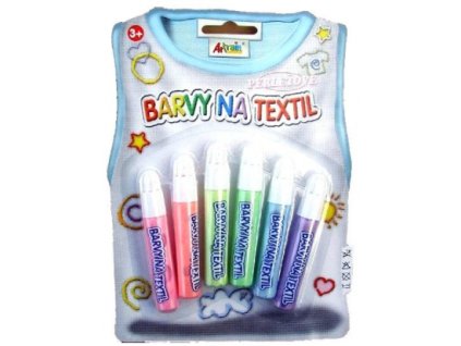 BARVY NA TEXTIL PERLEŤOVÉ 6KS 7ML FBP076B