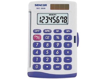 KALKULAČKA SENCOR KAPESNÍ SEC 263/8