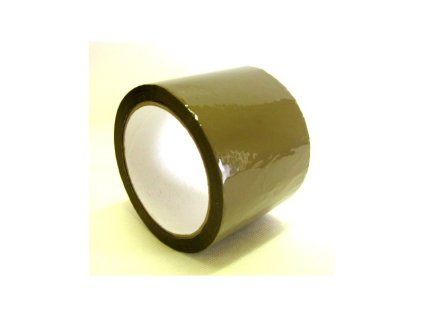 LEPICÍ PÁSKA HNĚDÁ 75MM/66M X