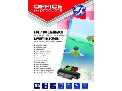 LAMINOVACÍ KAPSA A3 100MIK 100KS LESKLÉ