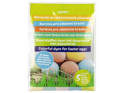 BARVY NA VAJÍČKA ZA STUDENA 5X2,5G SW7262