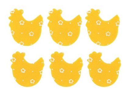 SLEPIČKA S LEPÍKEM 3,5CM 8KS V SÁČKU 8879