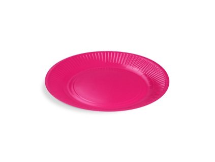 Talíř papírový, r=23cm, 10ks, fuchsia, 22.65358